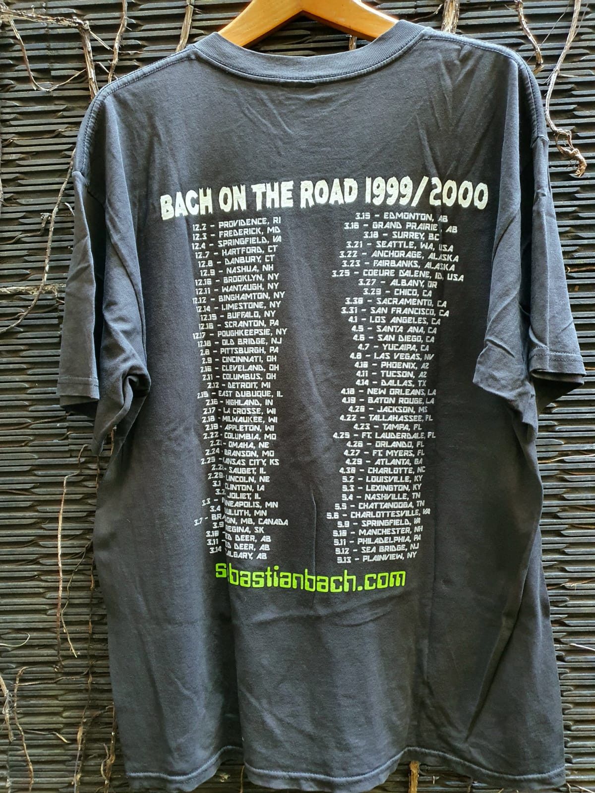 Band Tees 🌹90s Sebastian Bach XL, Skid Row Guns N Roses Ozzy osbourne Size US XL / EU 56 / 4 - 2 Thumbnail