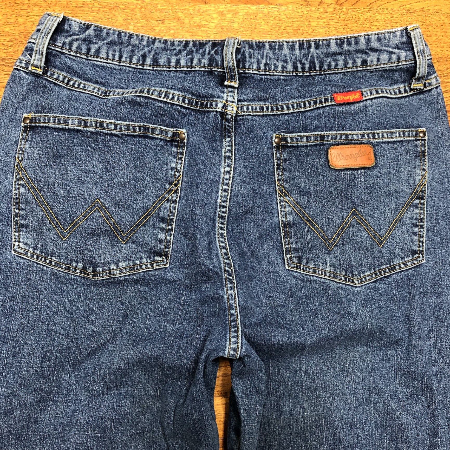 Wrangler Vtg Wrangler Cowboy Cut Slim High Rise Jeans 18MWZ Womens 9 X 35 Blue Western Slim Jeans Womens 9 X35 Blue Size 30" / US 8 / IT 44 - 2 Thumbnail