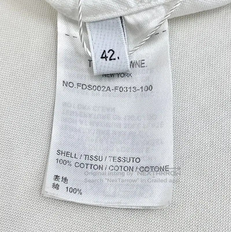 Thom Browne Thom Browne Classic White Cotton Dress . Size M / US 6-8 / IT 42-44 - 7 Thumbnail