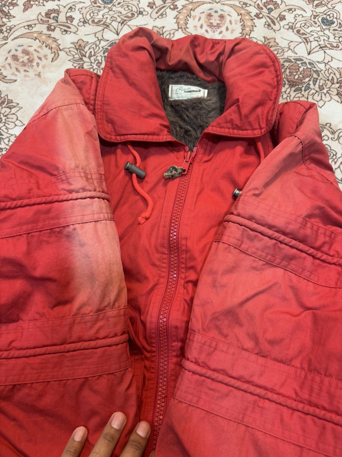Vintage Vintage Crocodile Fur Lined Jacket Size US M / EU 48-50 / 2 - 5 Thumbnail