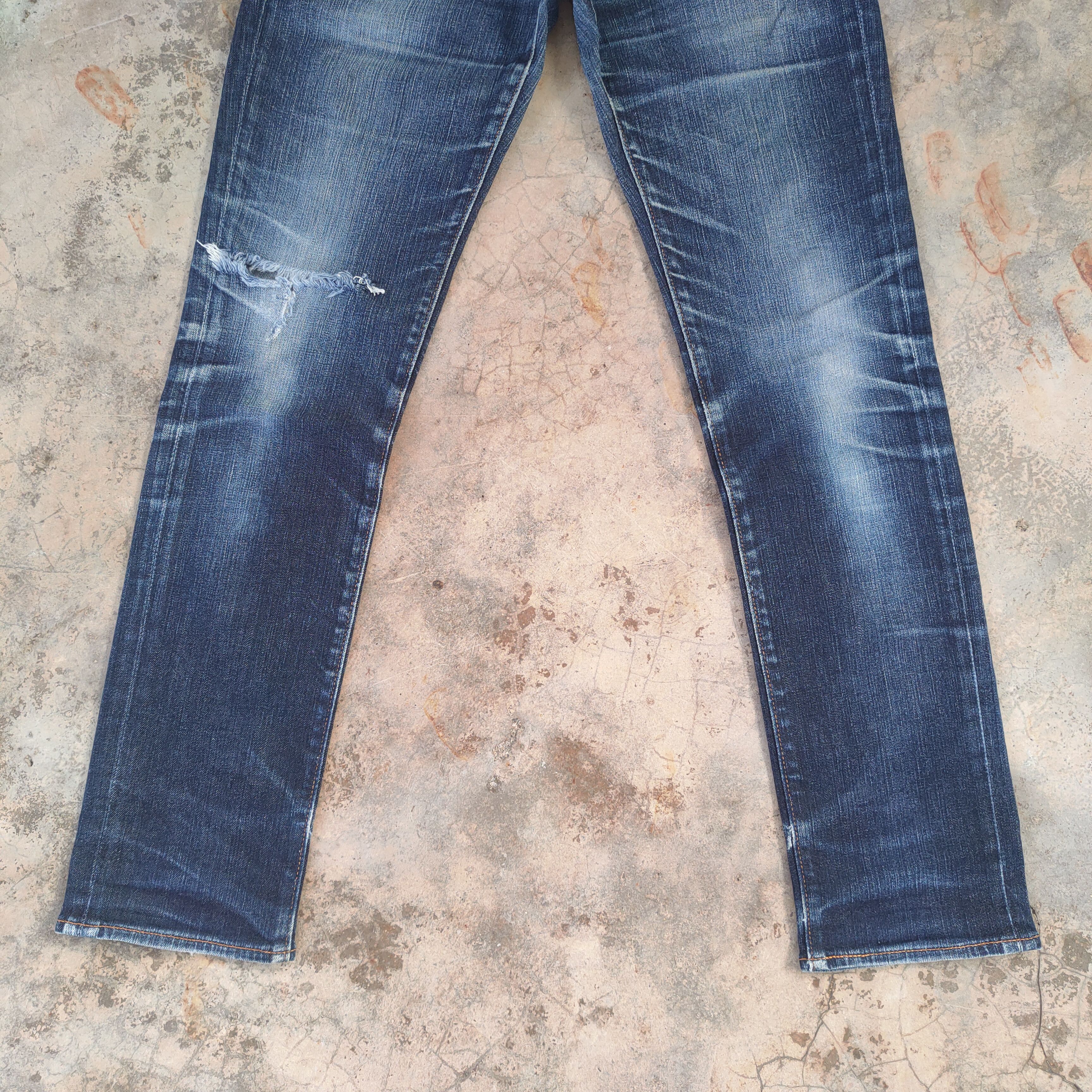 Levi's Vintage Clothing VINTAGE LEVI'S 511 SKINNY FADED DISTRESSED JEAN DENIM PANTS Size US 30 / EU 46 - 4 Thumbnail