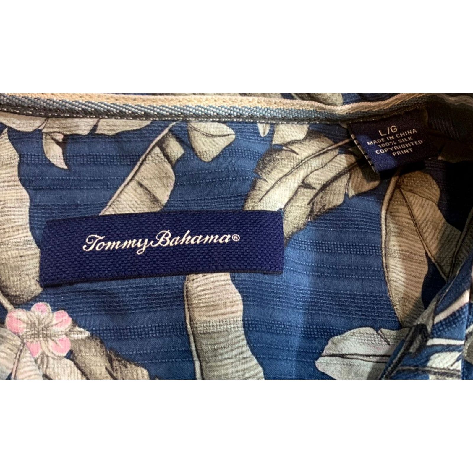 Tommy Bahama Tommy Bahama Floral Silk Hawaiian Shirt Mens Large Multicolor Size US L / EU 52-54 / 3 - 4 Thumbnail