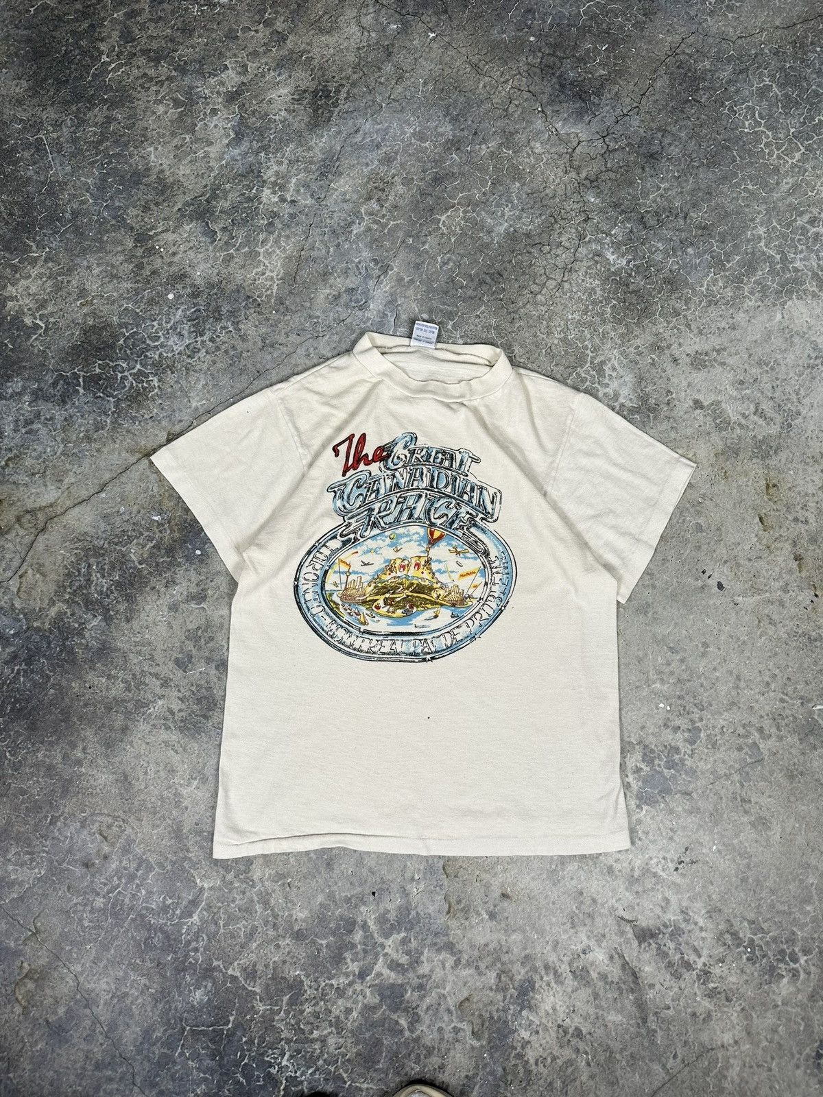 Vintage Vintage Great Canadian Race Tee Size US M / EU 48-50 / 2 - 1 Thumbnail