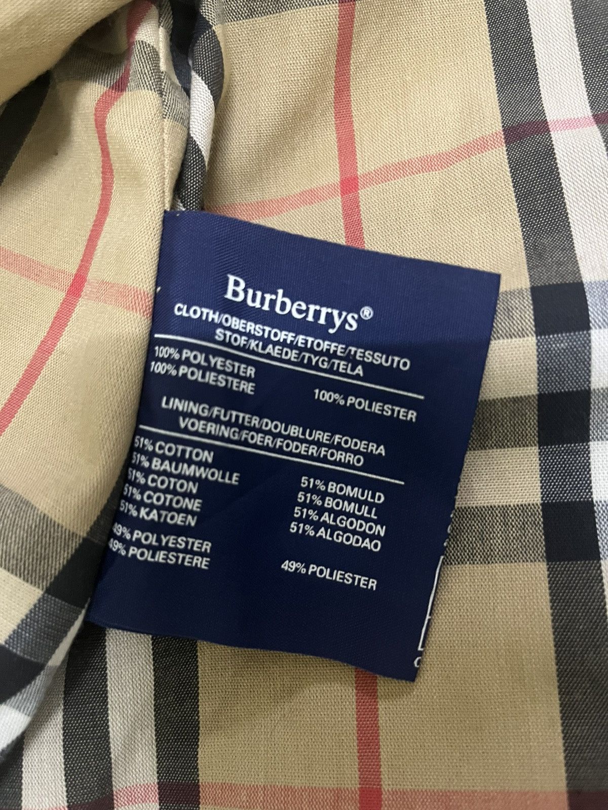 Burberry Intage 80s burberry nova check trench coat Size US XL / EU 56 / 4 - 6 Thumbnail