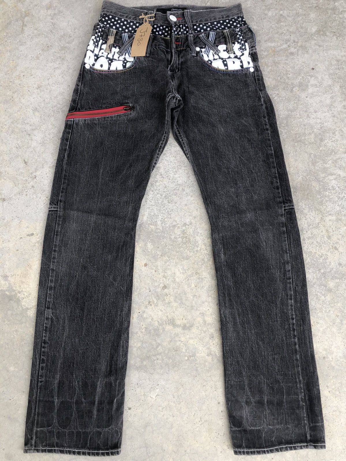 Hysteric Glamour Japanese Dominate Handcrafted Double Waist Embroidered Size US 29 - 1 Thumbnail