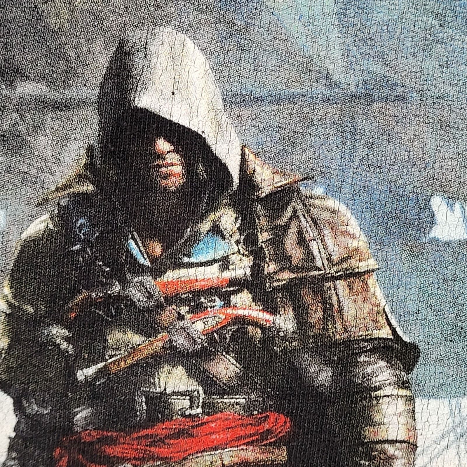 Other Assassins Creed Shirt XL 24x28 Baggy Bleached Black Flag Size US XL / EU 56 / 4 - 7 Thumbnail