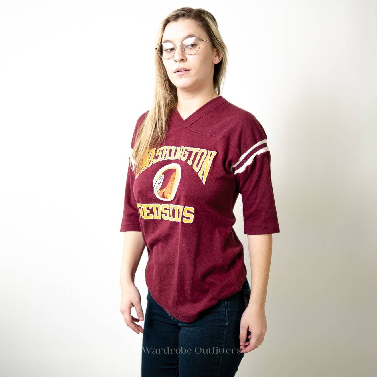 NFL Classic Vintage 90s Washington Football Jersey Tee - NFL Size L / US 10 / IT 46 - 7 Thumbnail