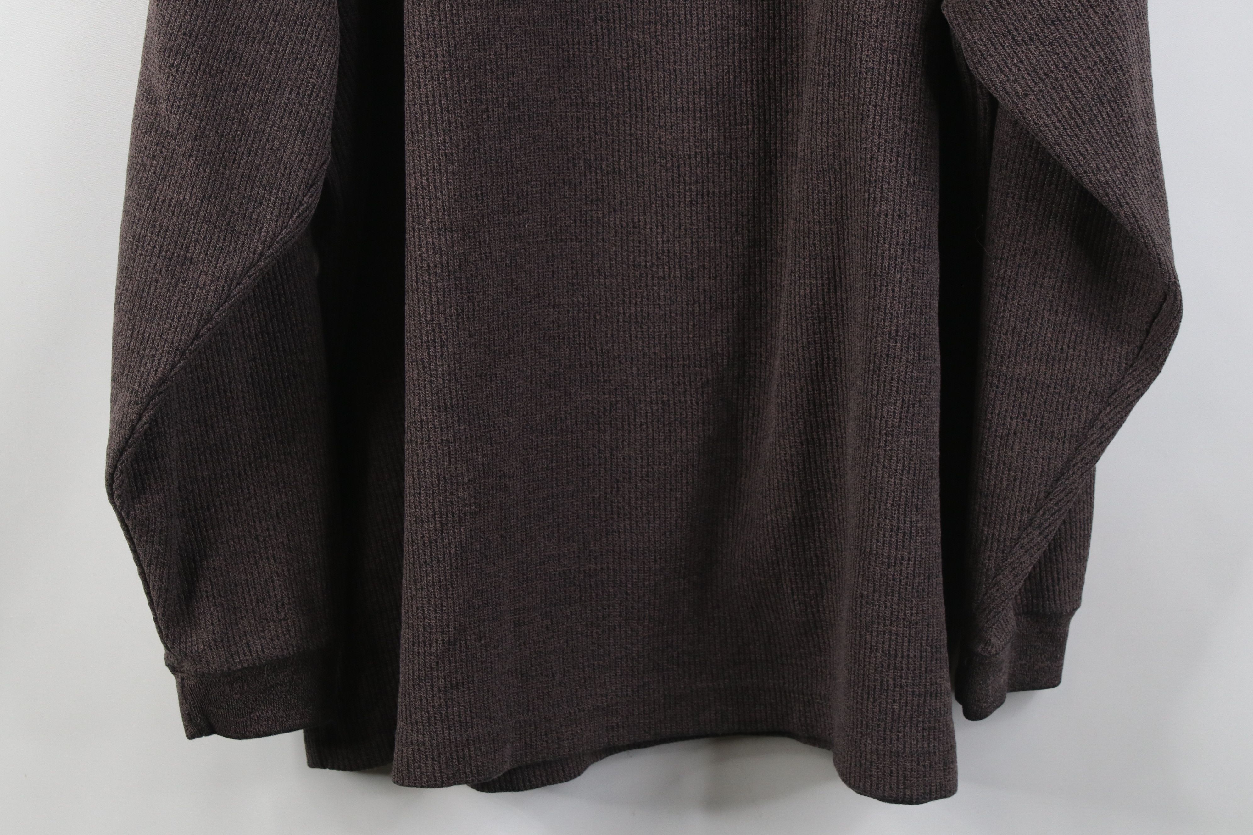 Vintage Vintage 90s Streetwear Ribbed Long Sleeve Henley T-Shirt Size US XL / EU 56 / 4 - 9 Thumbnail
