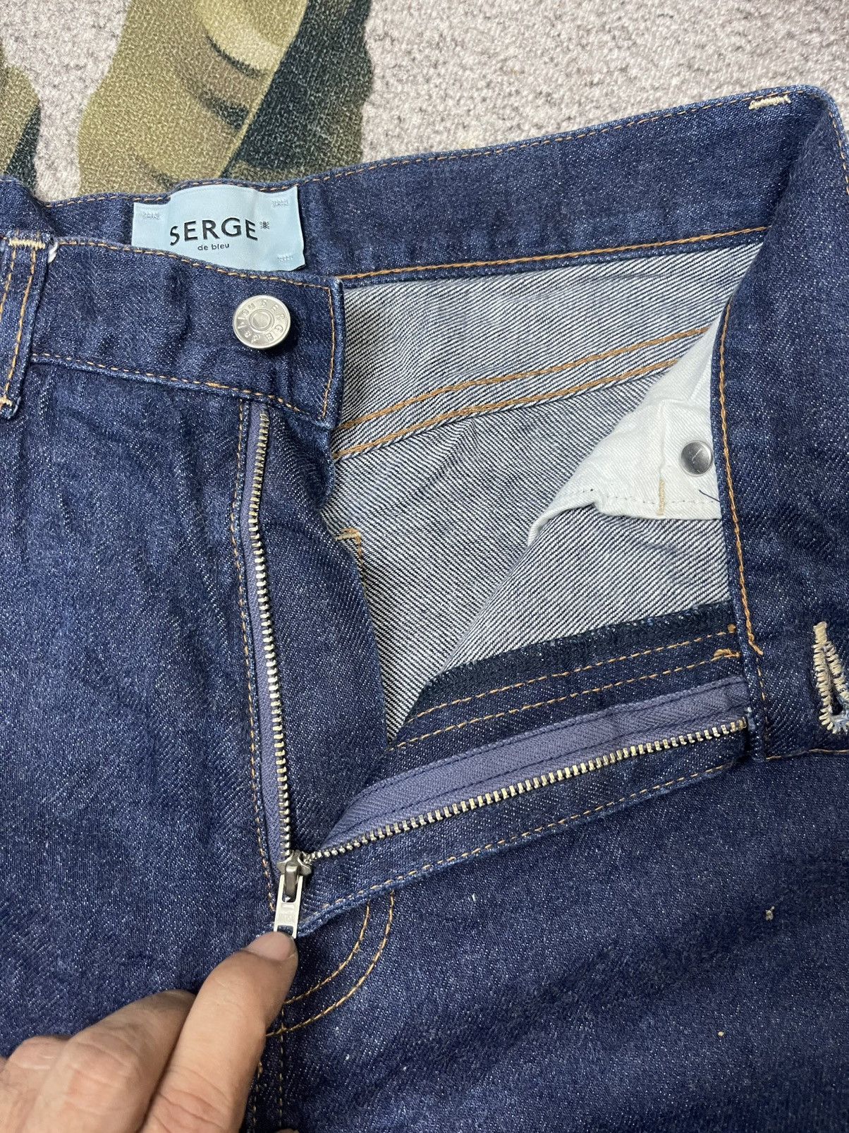 Japanese Brand Serge De Blue Jeans Streetwear Size 28" / US 6 / IT 42 - 3 Thumbnail