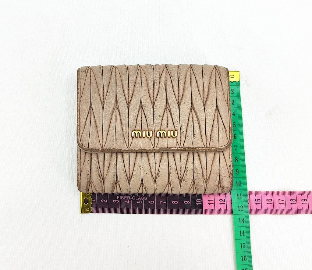 Miu Miu authentic MIU MIU Matelassé leather short wallet Size ONE SIZE - 13 Thumbnail