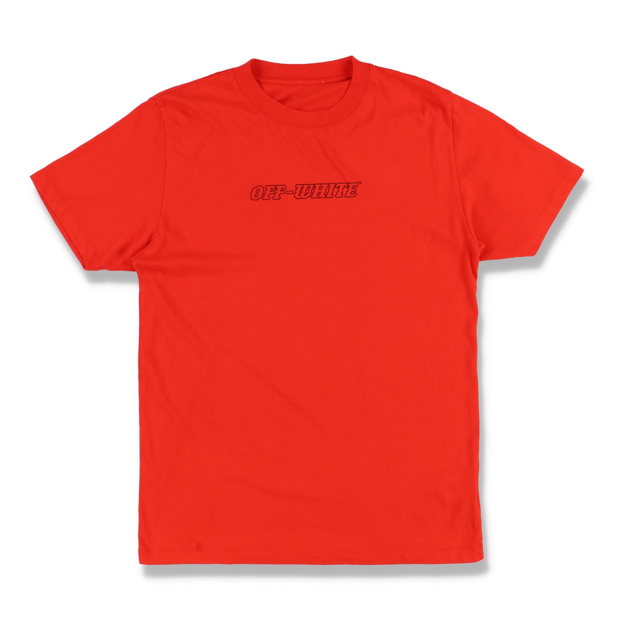Off-White Red Pascal Hand Gun Logo T-shirt Size US L / EU 52-54 / 3 - 4 Thumbnail