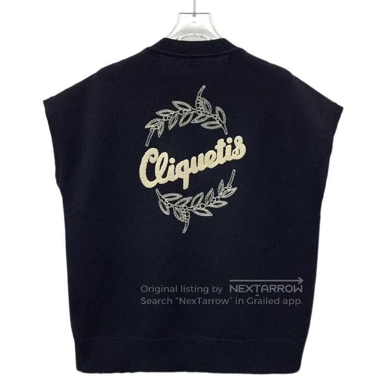 Hermes Hermes Black pattern letter intarsia cashmere round neck s Size XS / US 0-2 / IT 36-38 - 2 Thumbnail