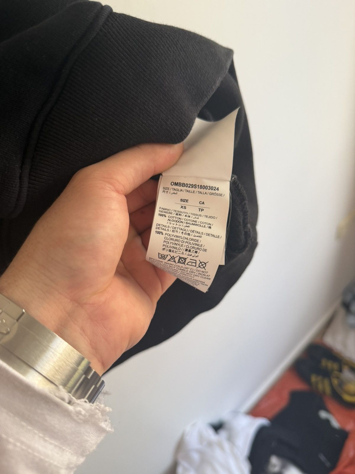 Off-White Off White Fire Do Not Cross Line Hoodie Size US M / EU 48-50 / 2 - 8 Thumbnail