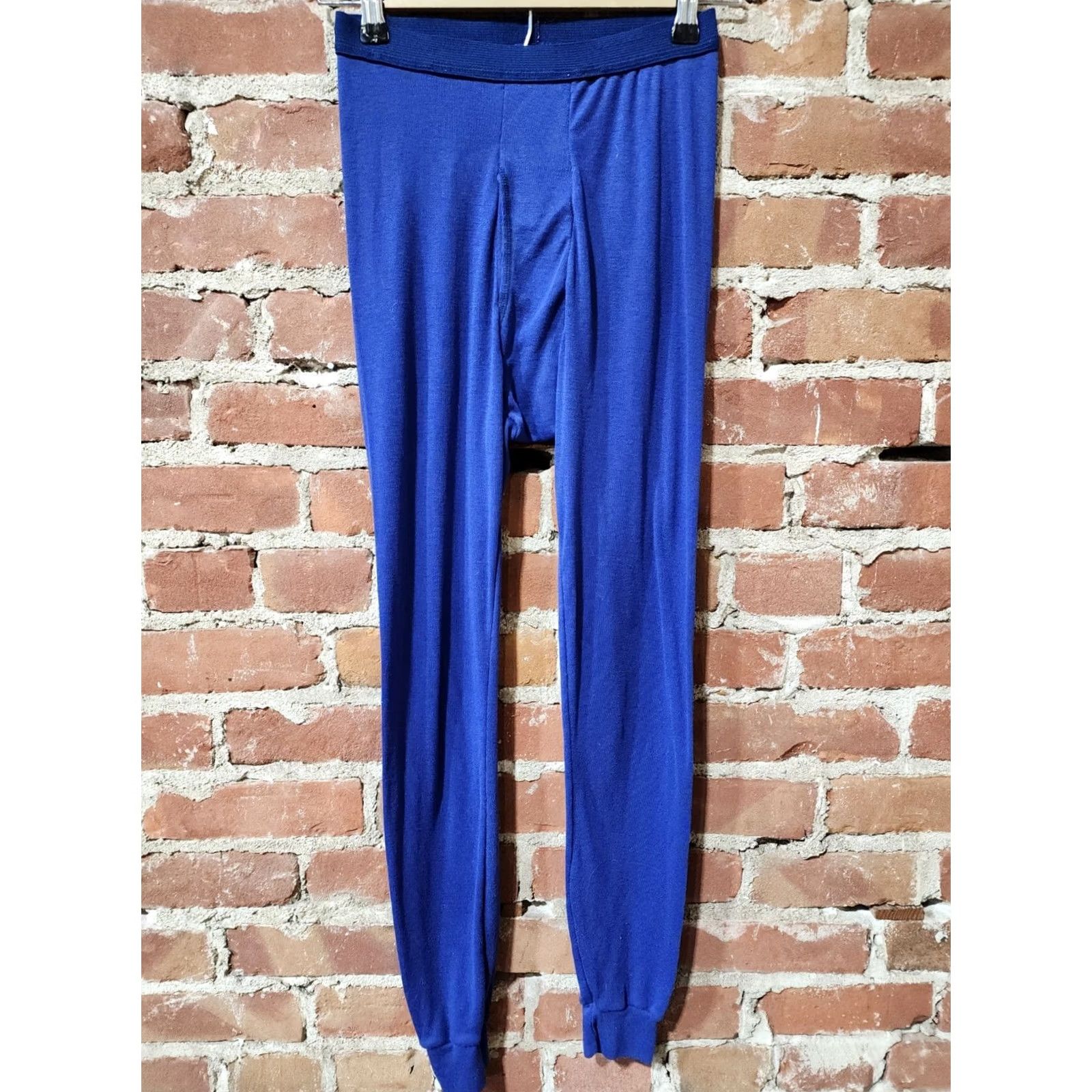 Patagonia VINTAGE Patagonia Base Layer Capilene Leggings Mens S Blue Skinny Athletic Size US 29 - 2 Thumbnail