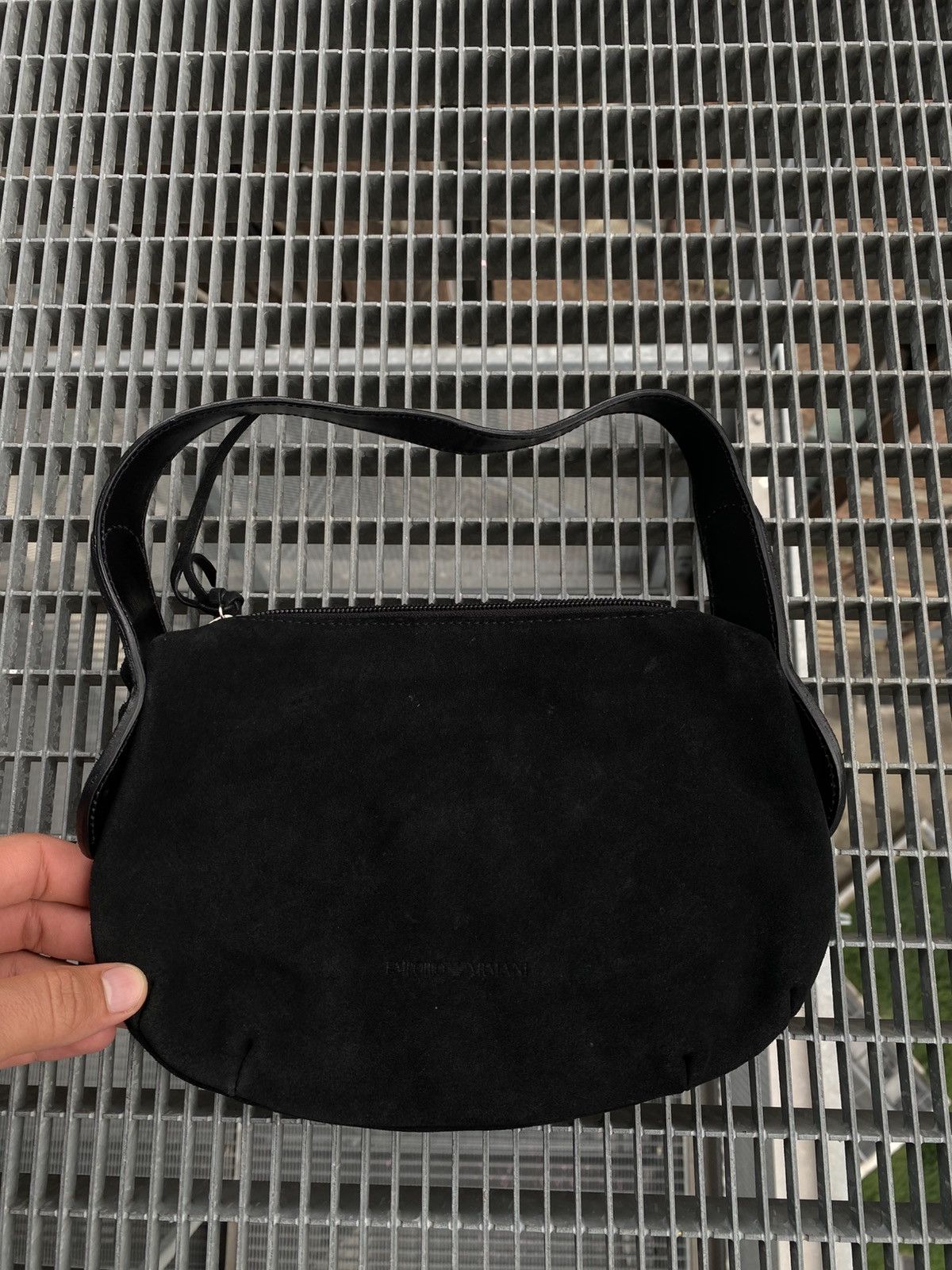 Emporio Armani Emporio Armani 80s Suede Handbag Size ONE SIZE - 4 Thumbnail