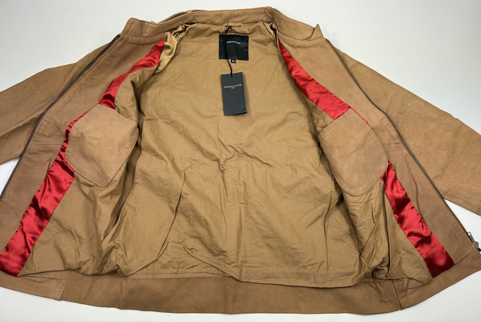 Surface 2 Air × Surface To Air Surface to Air Seasaw Biker Jacket Nubuck Leather Motorcycle Size US M / EU 48-50 / 2 - 9 Thumbnail
