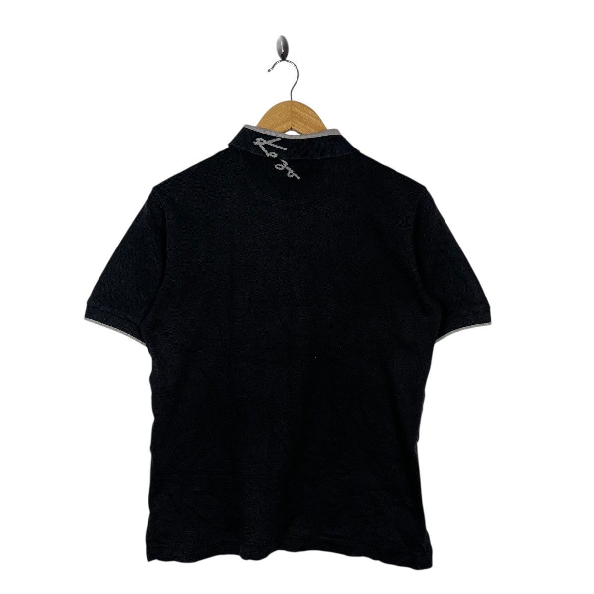 Kenzo Kenzo Golf Script Logo Polo Shirt Black Grey Vintage Japan Size US M / EU 48-50 / 2 - 4 Thumbnail