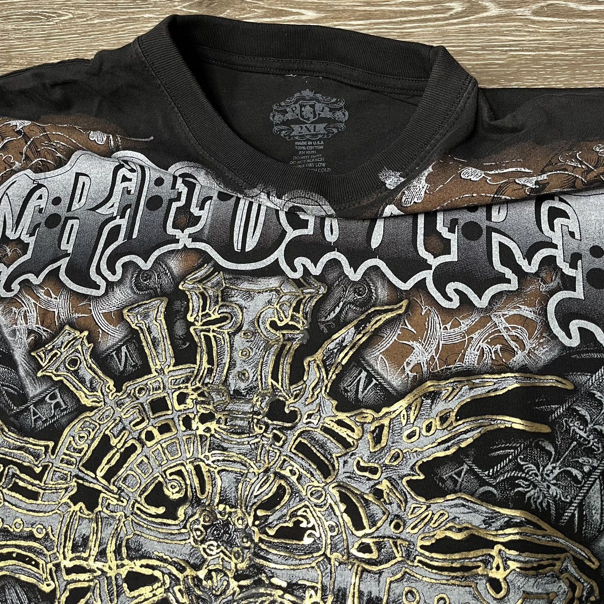 Vintage 00s affliction style tee Size US XXL / EU 58 / 5 - 3 Thumbnail