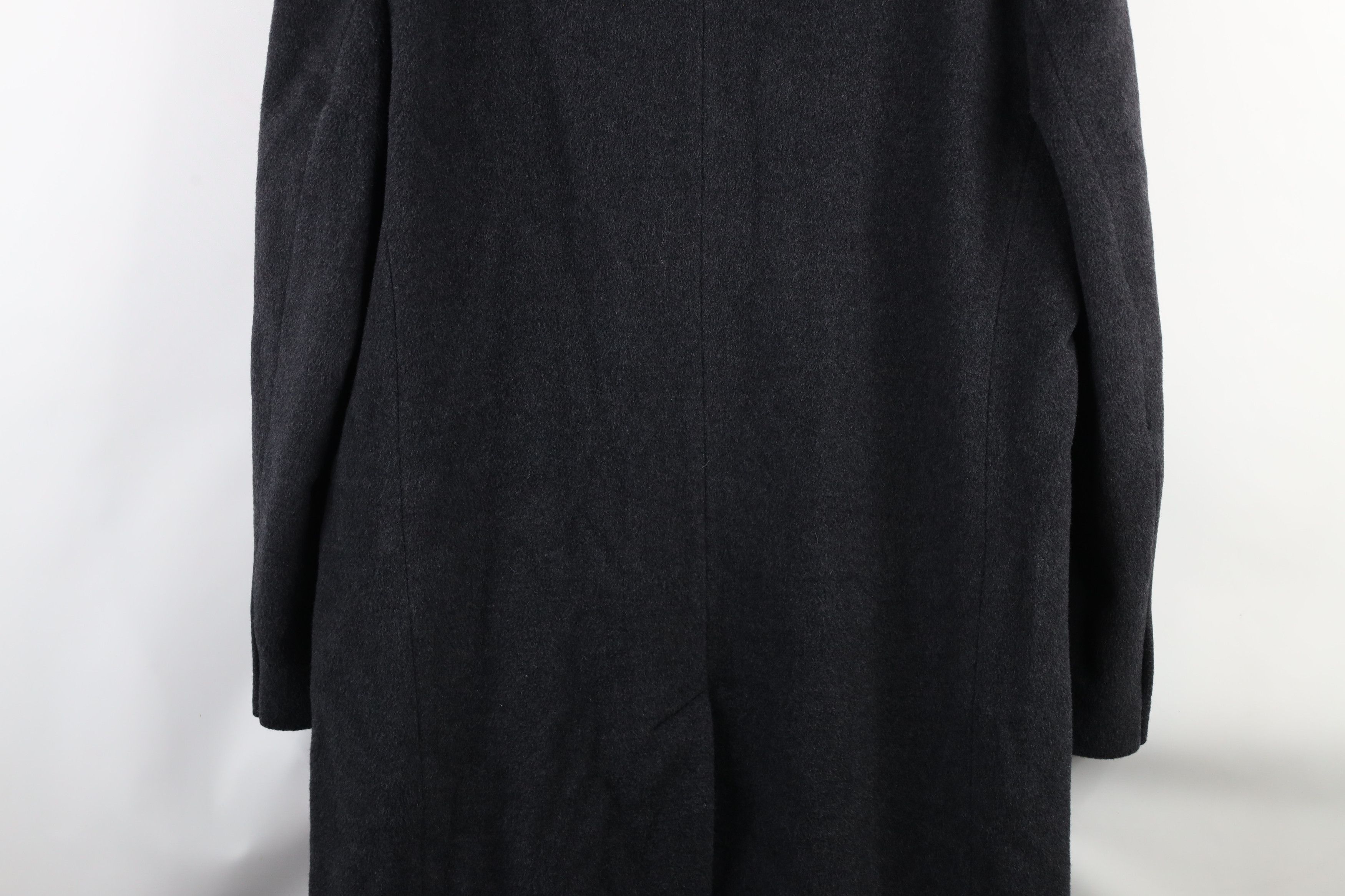 Diane von Furstenberg × Vintage Vintage 90s Egon Von Furstenberg Cashmere Wool Overcoat Gray Size US XL / EU 56 / 4 - 16 Thumbnail