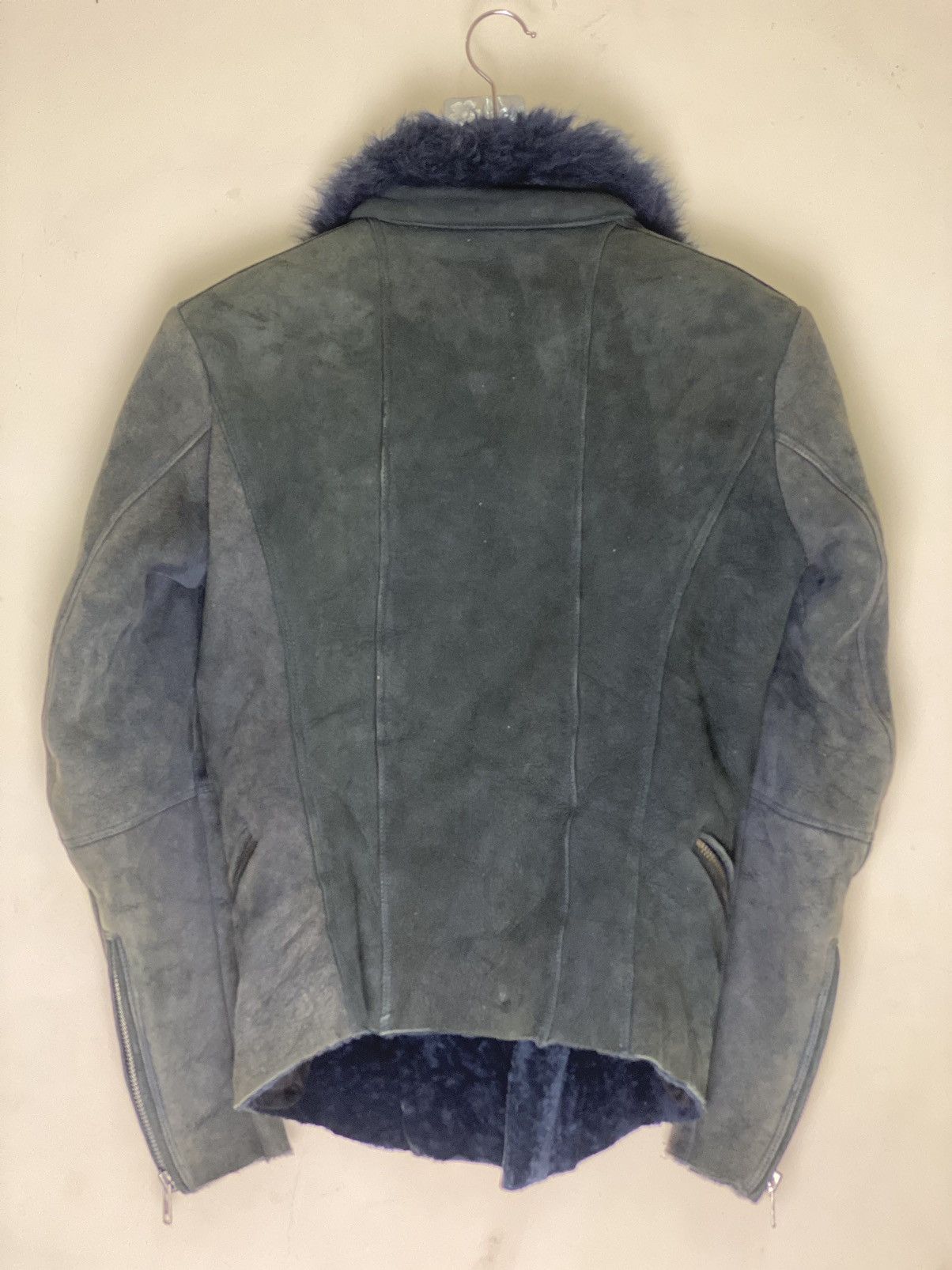 If Six Was Nine Vintage Diesel Black Gold Sheepskin leather jacket Size US S / EU 44-46 / 1 - 6 Thumbnail