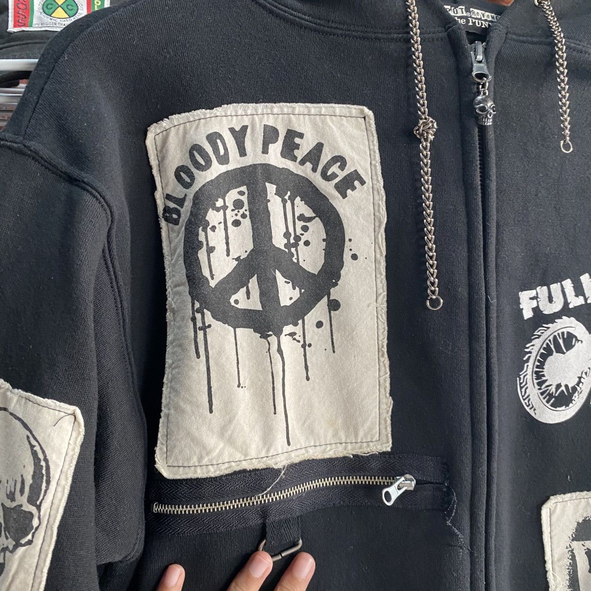Sex Pot ReVeNGe Rare Vintage SEXPOT Japanese Brand Grunge Punk Hoodie Size US L / EU 52-54 / 3 - 7 Thumbnail