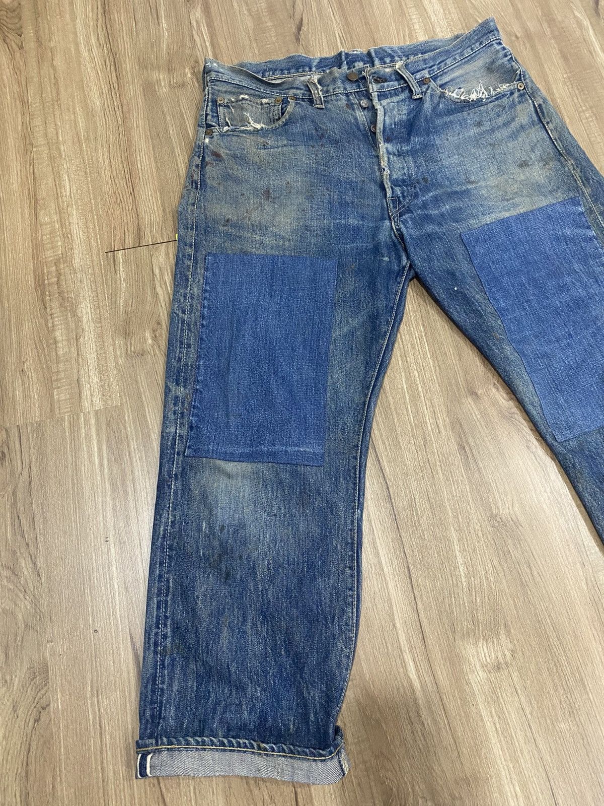 Levi's True Vintage rare Levis 1947 one sided red tab jeans big E Size US 36 / EU 52 - 4 Thumbnail