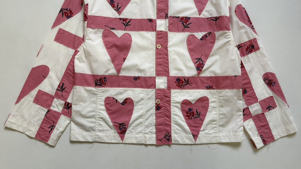Story Mfg. S/S 24 Sample ‘Patch Work Hearts’ Over Shirt Size US M / EU 48-50 / 2 - 8 Thumbnail
