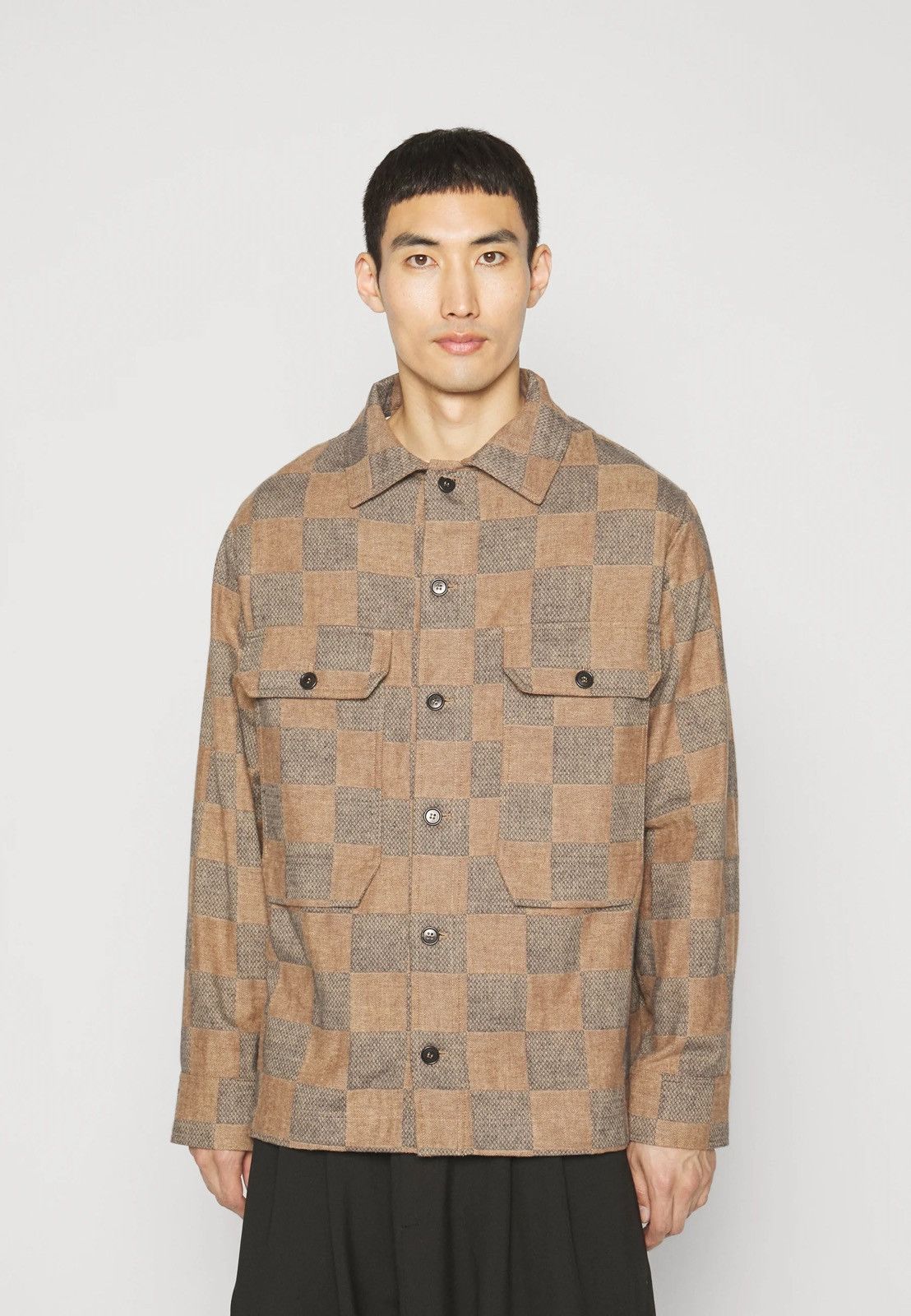 Henrik Vibskov !DS! AW23 Henrik Vibskov Checkered Field Flannel Shirt Size US M / EU 48-50 / 2 - 6 Thumbnail