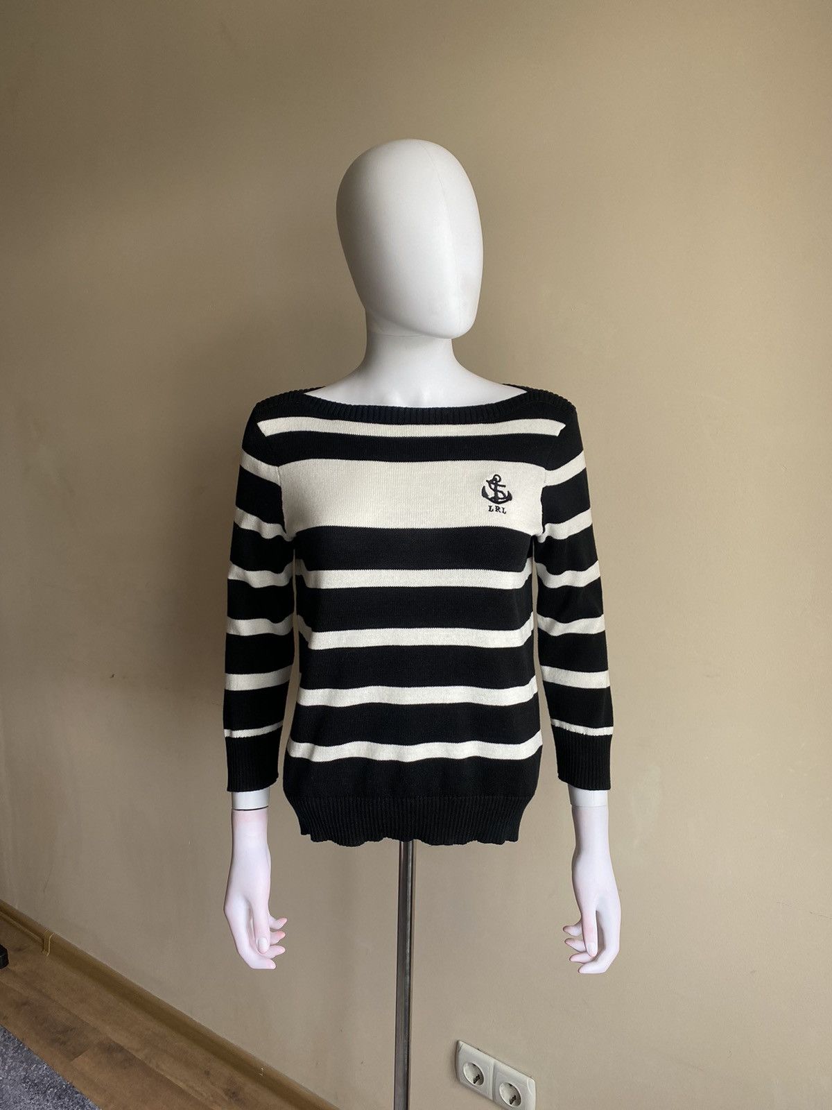 Polo Ralph Lauren Ralph Lauren Black Label Striped Boatneck Sweater Size S Size S / US 4 / IT 40 - 3 Thumbnail