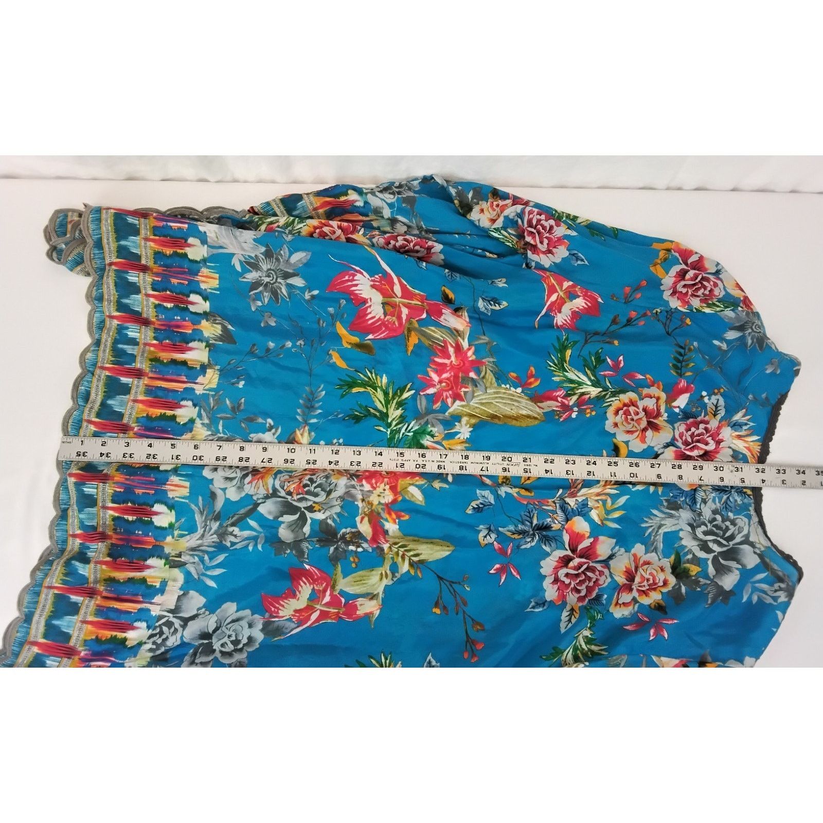 Johnny Was Johnny Was Silk Dress/Tunic Women's M/L Floral Size L / US 10 / IT 46 - 12 Thumbnail