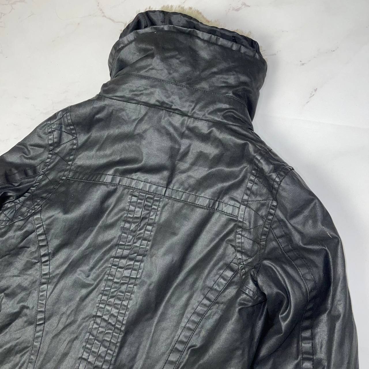 Japanese Brand Vintage Crazy Y2K Leather fur Jakets streetwear size Size M / US 6-8 / IT 42-44 - 13 Thumbnail