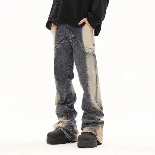 Casual Flared Baggy Jeans