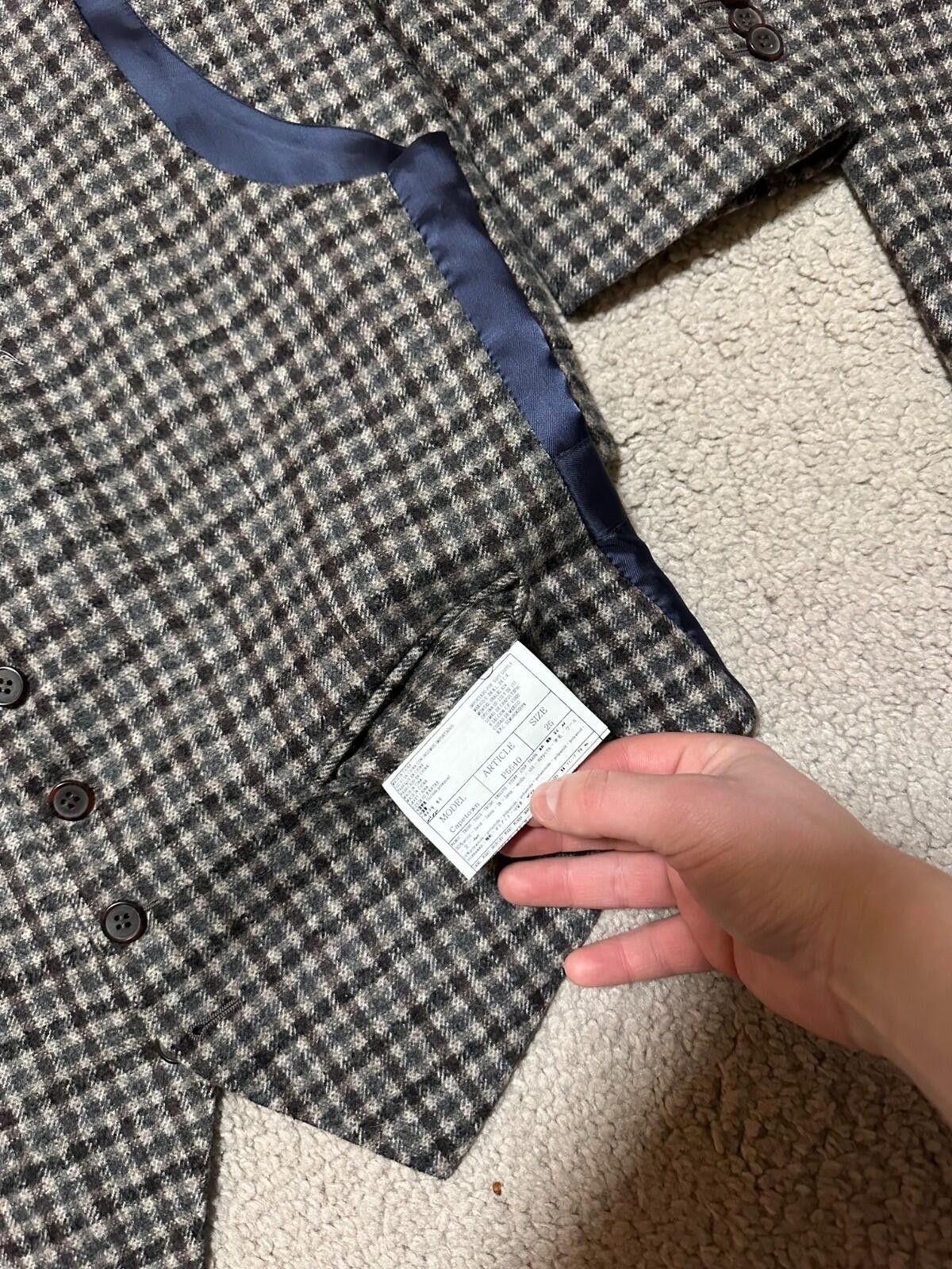 Suitsupply Suit SUITSUPPLY Havana Patch FL Slim / Soho SuitHoundstooth Size 52R - 4 Thumbnail