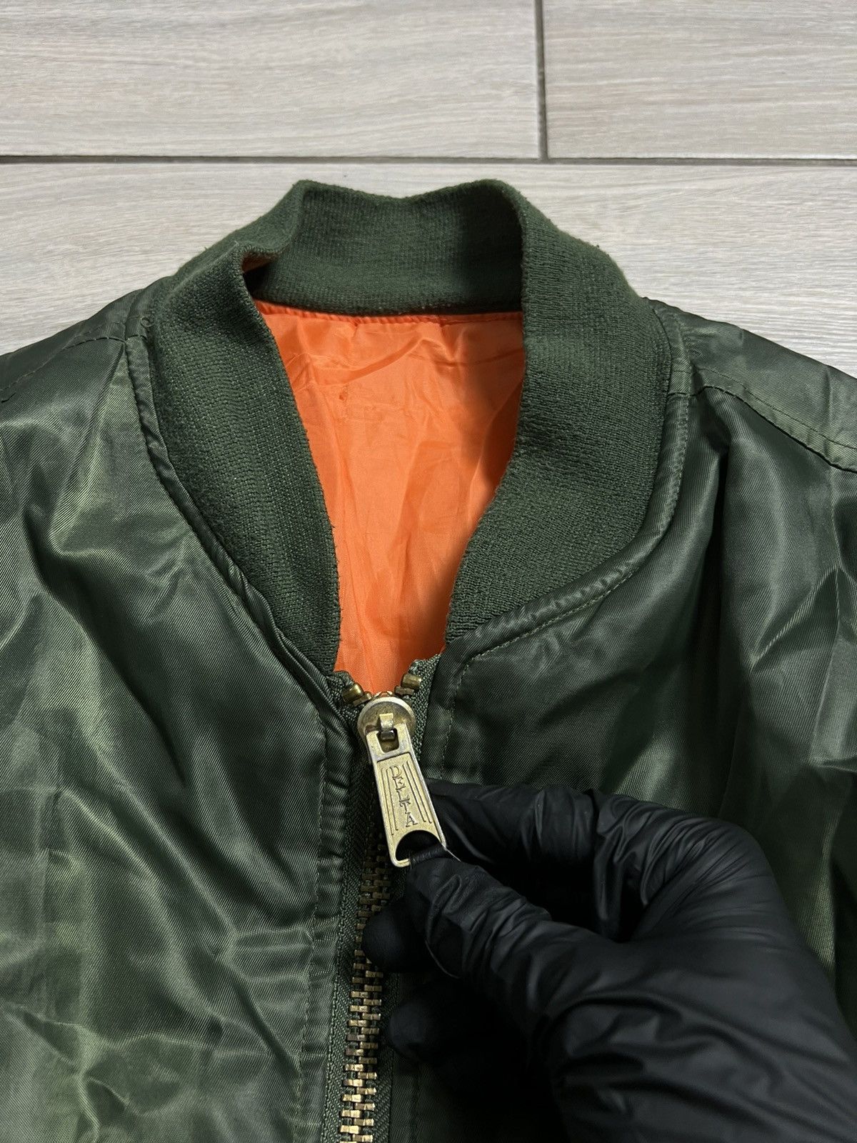Vintage Vintage Faded MA-1 Bomber Jacket Military Size US M / EU 48-50 / 2 - 5 Thumbnail