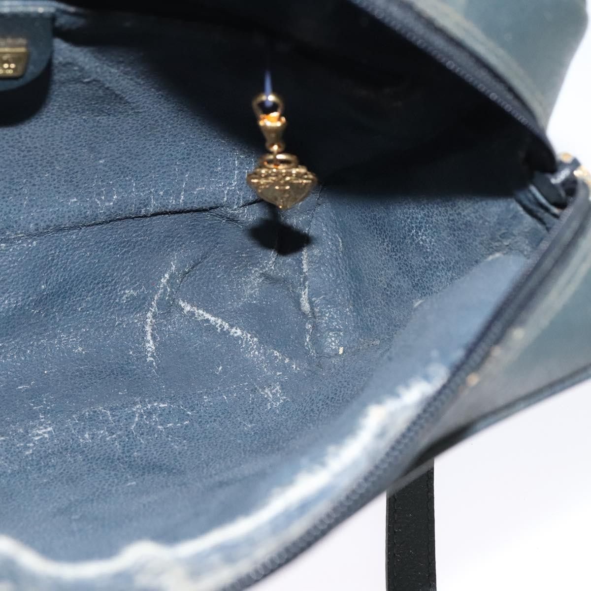 Gucci GUCCI GG Supreme Sherry Line Shoulder Bag Pvc Navy Gold 001 Size ONE SIZE - 17 Thumbnail