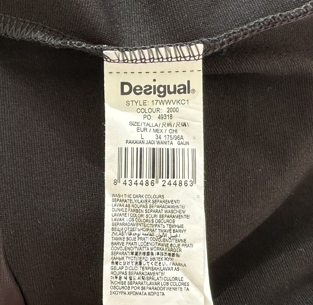 Desigual × Japanese Brand Desigual Viscose Dress Zip Women's Size L Size L / US 10 / IT 46 - 5 Thumbnail