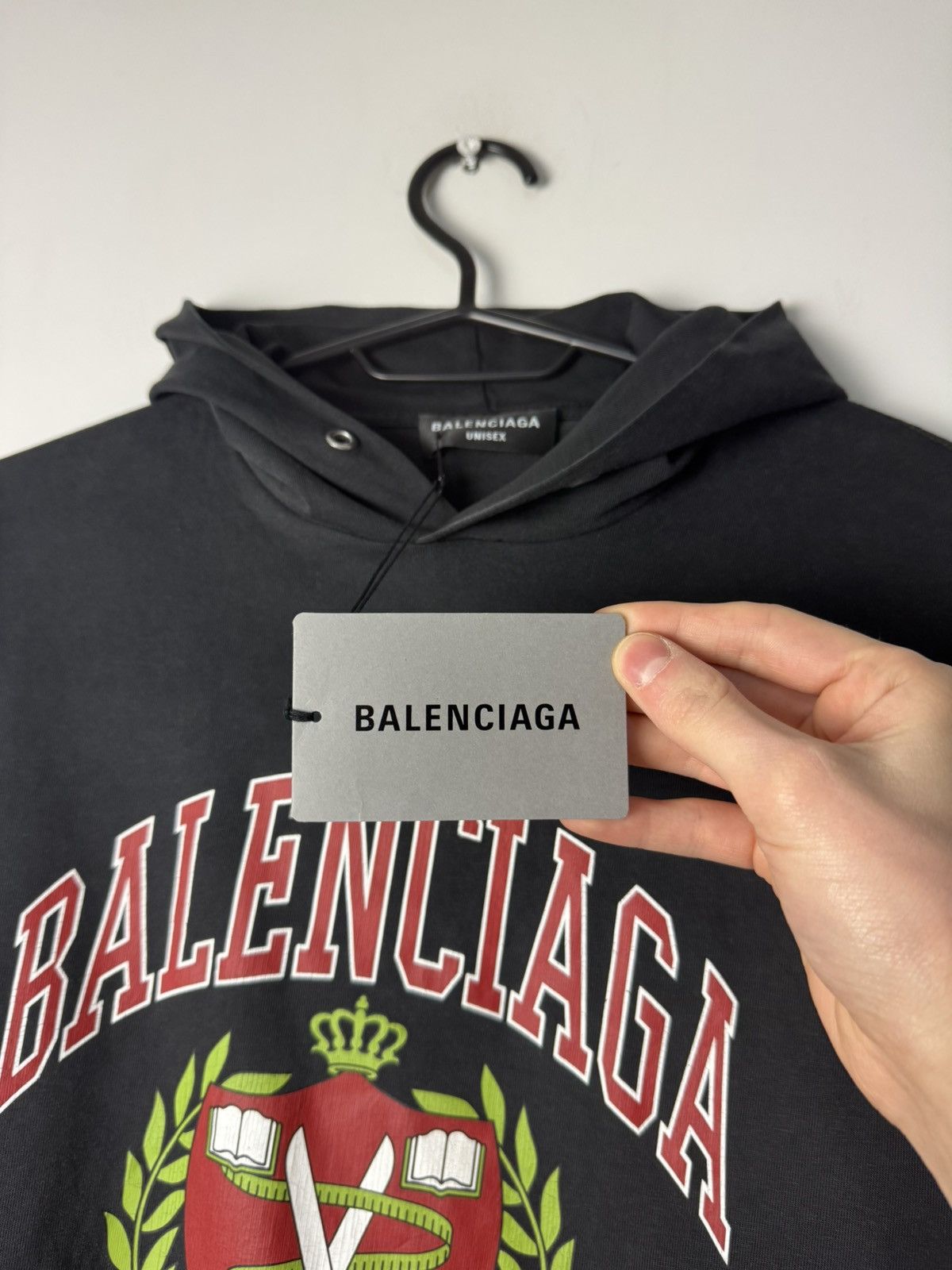 Balenciaga BNWT Balenciaga College hoodie est 1917 scissor Hoodie Size US S / EU 44-46 / 1 - 7 Thumbnail