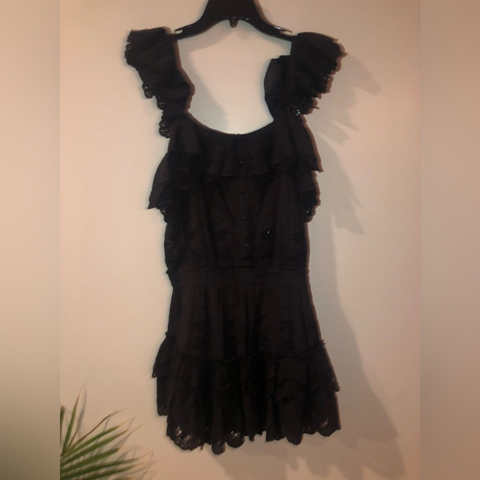 LoveShackFancy Loveshackfancy knitted embroidered dress in black xxs Size XXS / US 00 / IT 34 - 9 Thumbnail