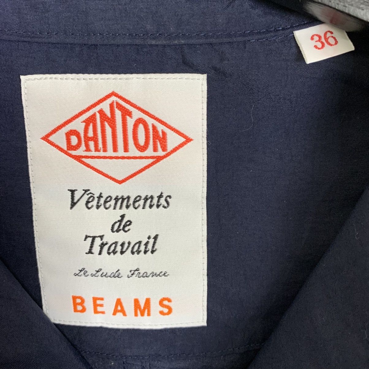 Danton × Japanese Brand × Vintage Vintage Danton x Beams Navy Coat Women Size Small Size US M / EU 48-50 / 2 - 10 Thumbnail