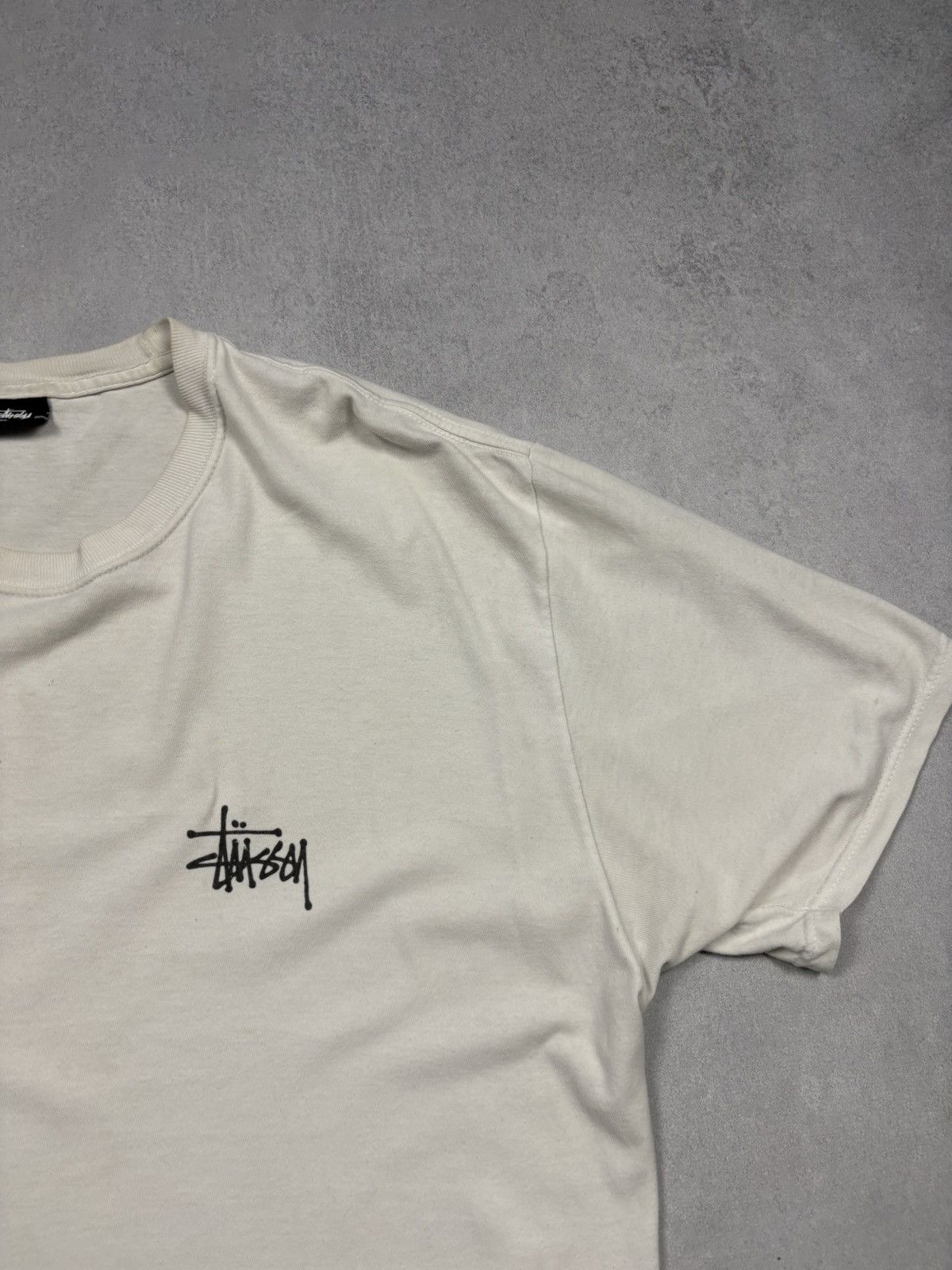 Stussy Vintage Stussy Big Logo Back Print T-Shirt Y2K Streetwear Size US XL / EU 56 / 4 - 11 Thumbnail