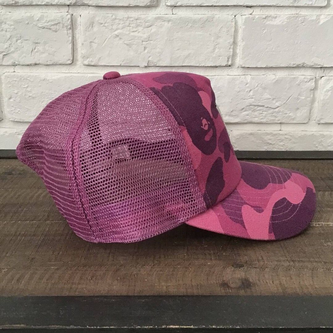 Bape × Carhartt × Nigo BAPE × Carhartt Tracker Hat Cap Purple Camo a bathing ape Size ONE SIZE - 3 Thumbnail