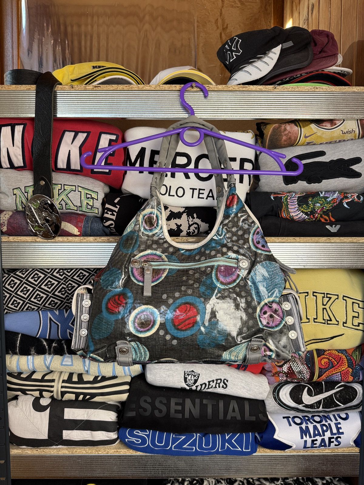 Genuine Leather Crazy George Gina & Lucy GGL Bubble Crab hande bag vintage Size ONE SIZE - 2 Thumbnail