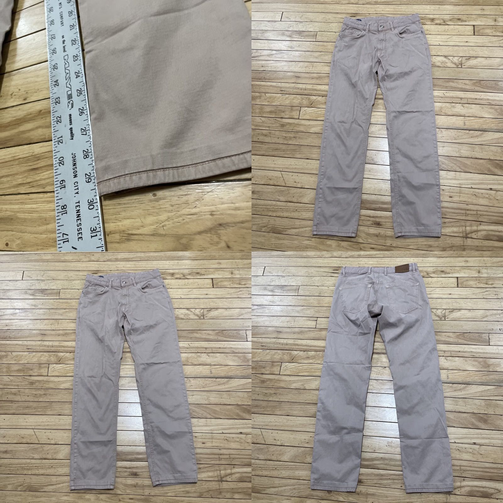 Peter Millar VINTAGE Peter Millar Crown Crafted Pants 31/32 Brown Khaki Stretch Chino Capsule 30x30 Size US 30 / EU 46 - 9 Thumbnail