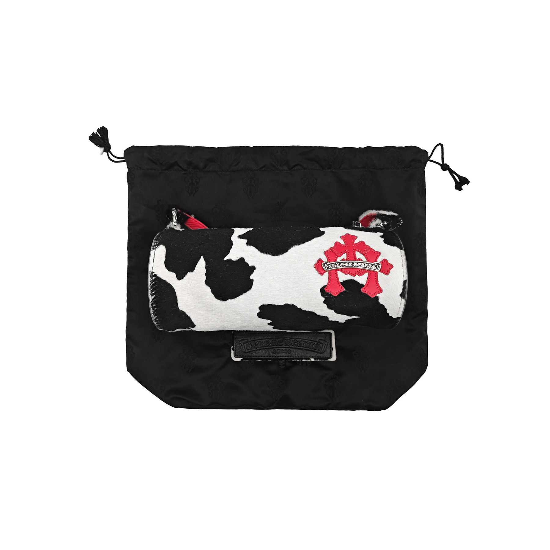 Chrome Hearts Chrome Hearts Pony Hair Cow Stripe Grinds Mini Handbag Size ONE SIZE - 4 Thumbnail