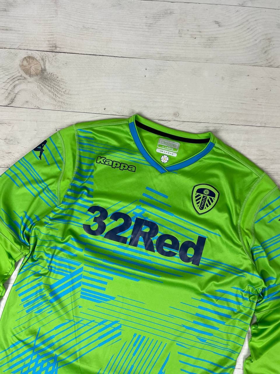 Kappa Leeds United 2018 2019 Goalkeeper Shirt Jersey Long Sleeve Size US XL / EU 56 / 4 - 3 Thumbnail