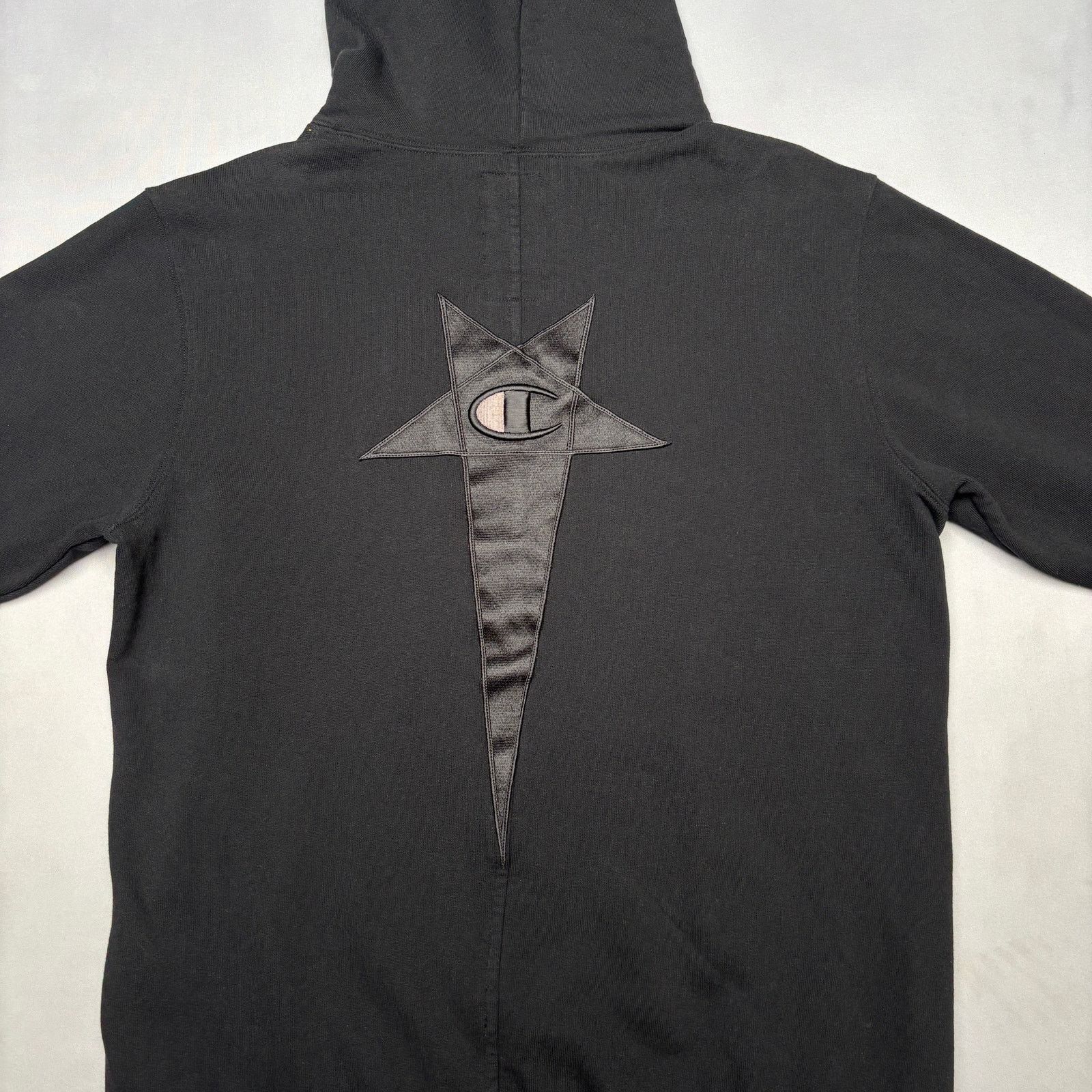 Rick Owens Rick Owens Champion Pentagram Hoodie Men's Medium Size US M / EU 48-50 / 2 - 2 Thumbnail