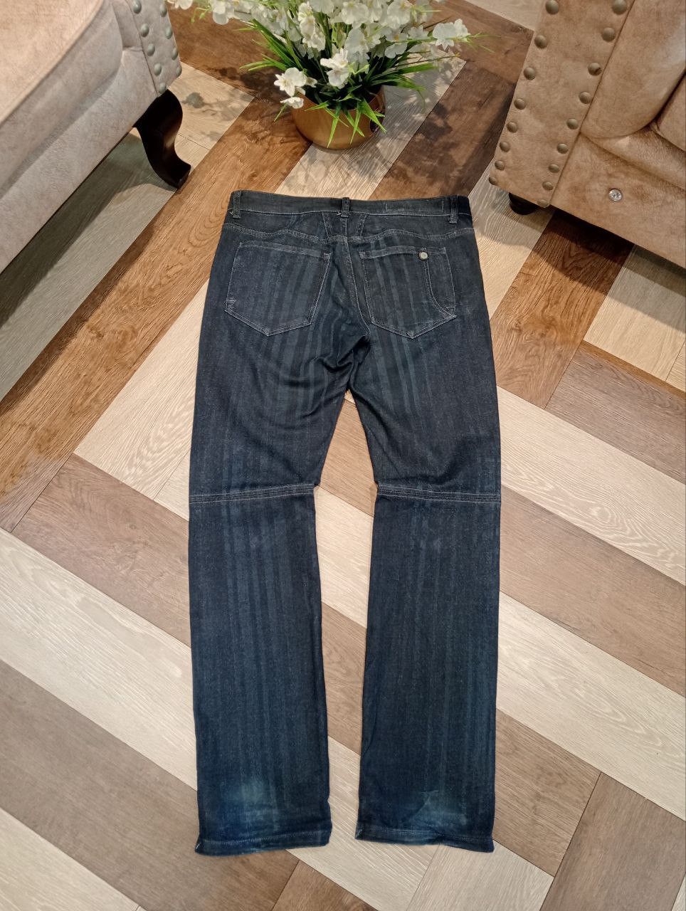 Marithe + Francois Girbaud MARITHE FRANCOIS GIRBAUD JAPAN BLUE STRETCH DENIM JEANS Size US 34 / EU 50 - 9 Thumbnail