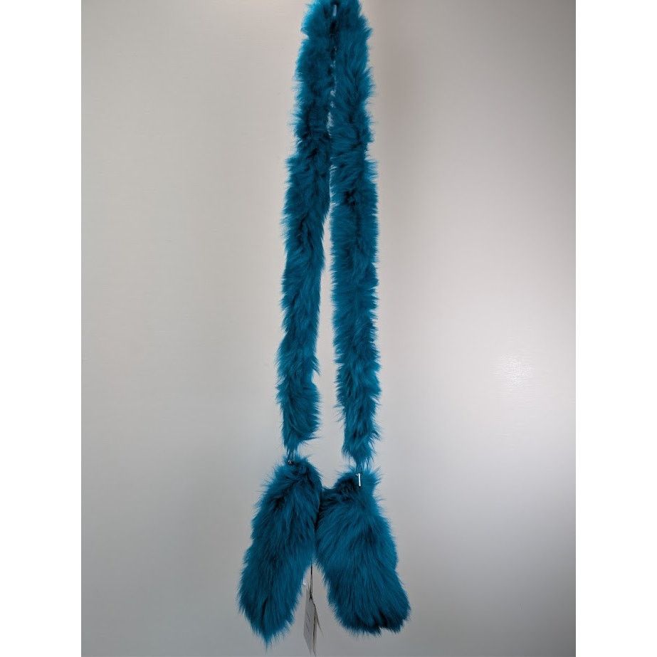 Bottega Veneta o1rshd1 Size: 8.5 / Toscana Shearling Gloves in Blue Size ONE SIZE - 7 Thumbnail