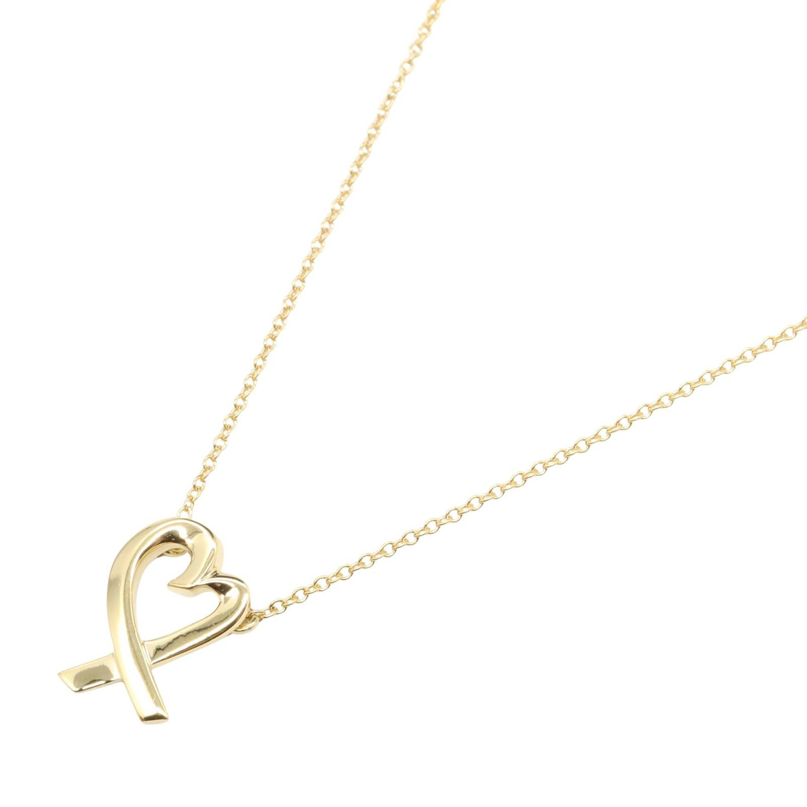 Tiffany & Co. Tiffany Co Loving Heart Necklace K18 (Yellow Gold) Gold Size ONE SIZE - 1 Thumbnail