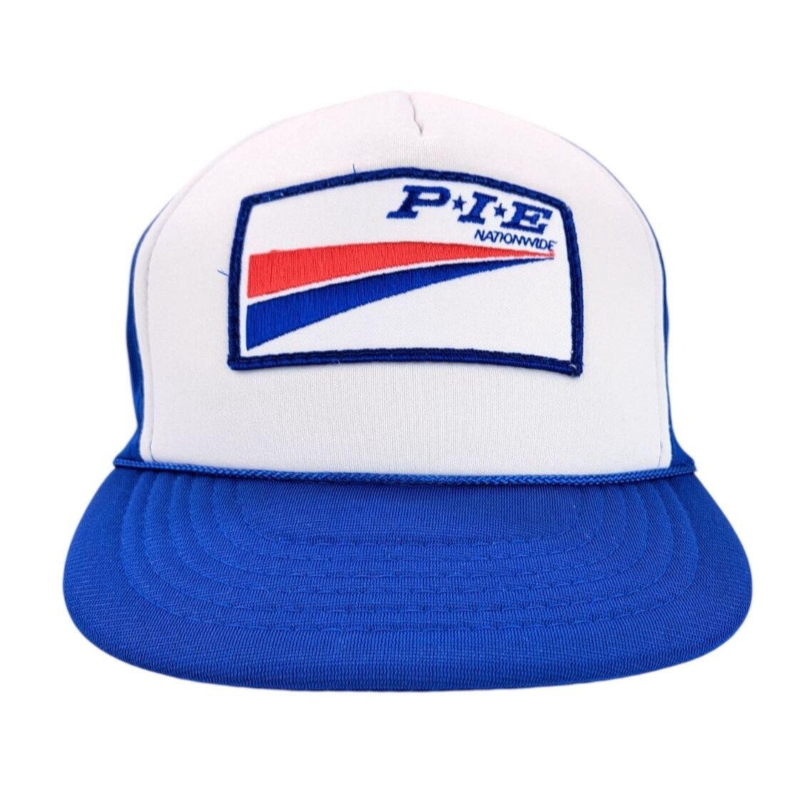 Vintage Vintage P.I.E. Nationwide Blue White Snapback Cap Trucker Size ONE SIZE - 1 Thumbnail